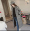 Winter Fashion Plaid Button Slim Type Outerwear Long Coat